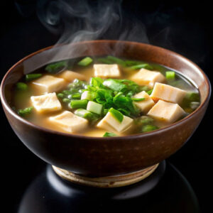 Soupe Tofu & oignons